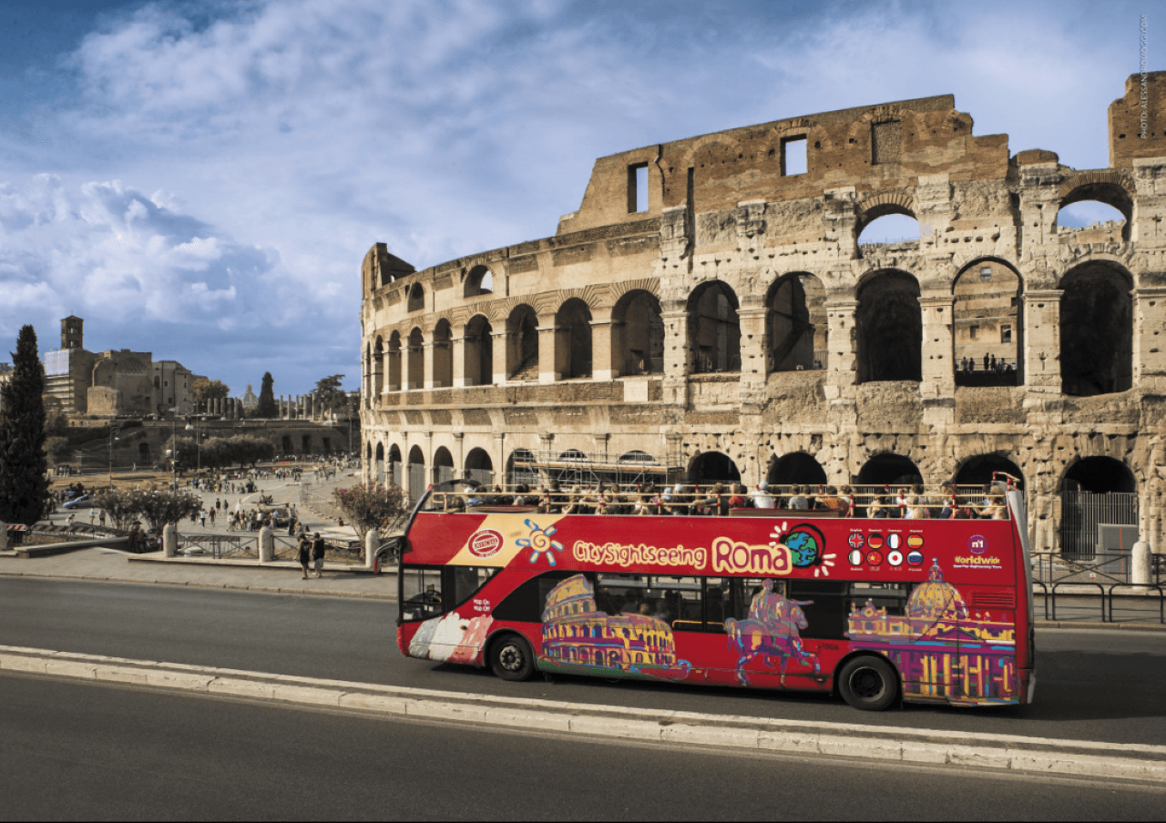 Colosseum Ticket and  Rome Hop-on Hop-off Bus Tour - City Sightseeing - تصویر 3