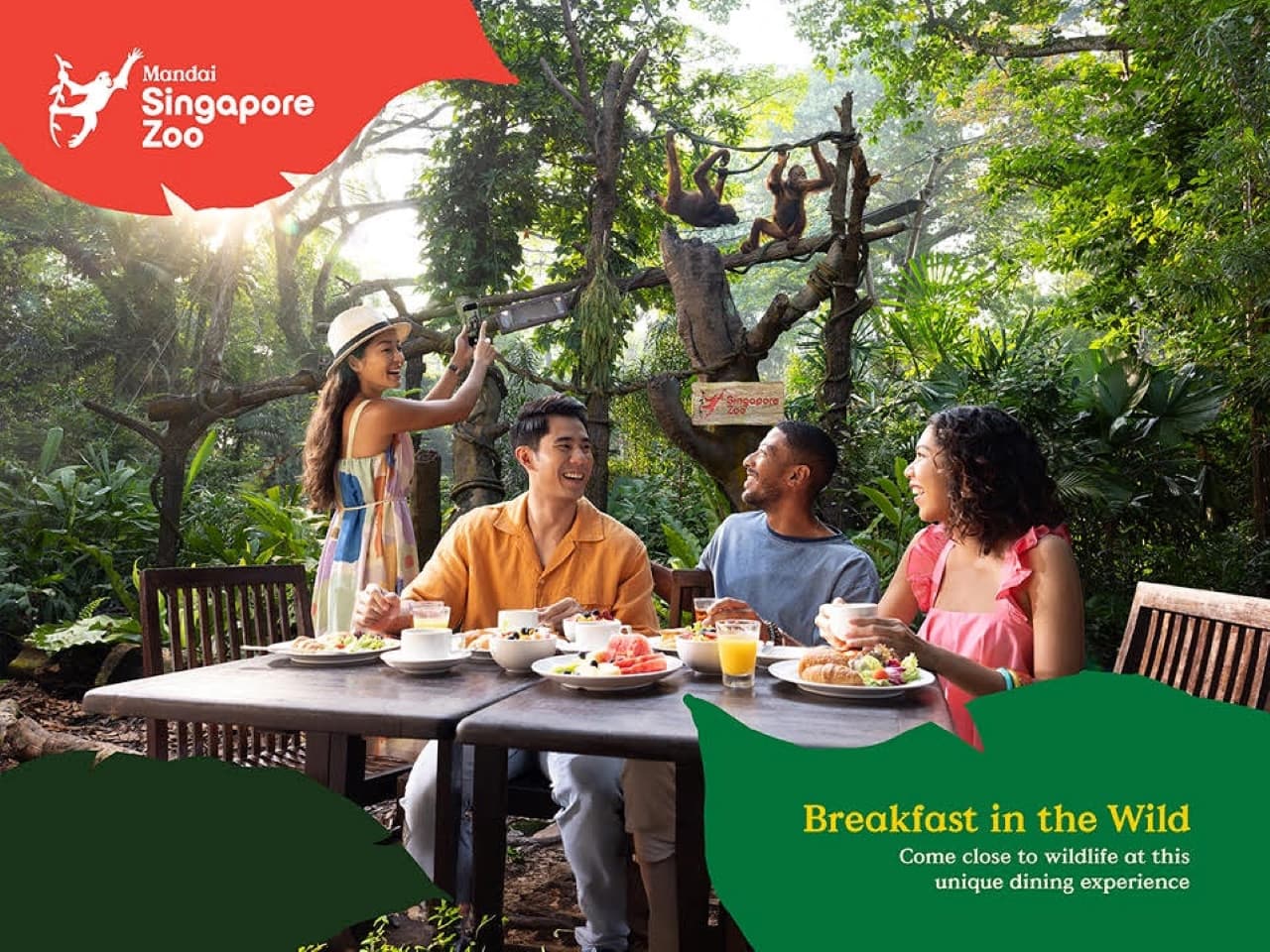 COMBO: Singapore Zoo + Breakfast in the Wild - تصویر اصلی