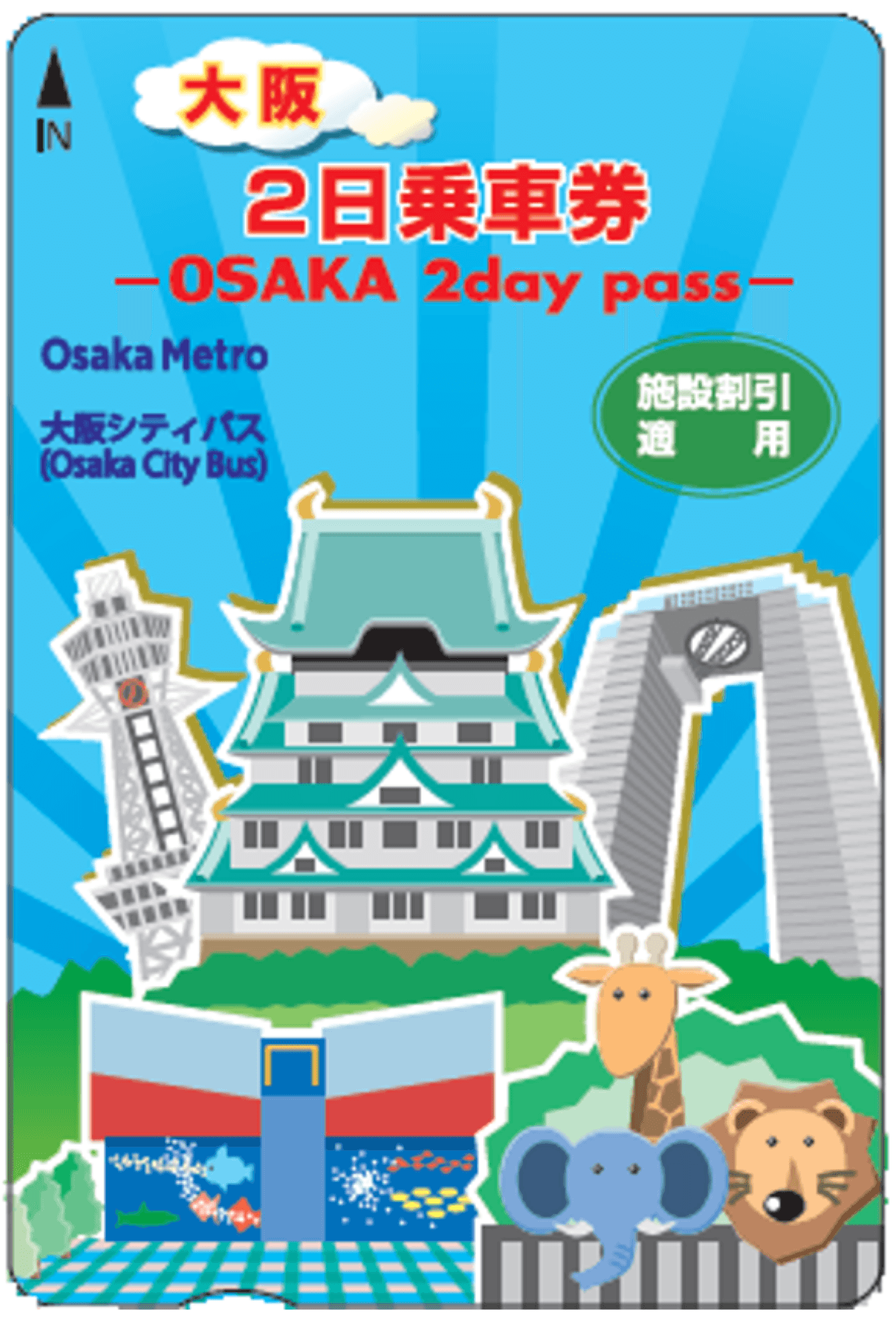 Osaka Metro and Osaka City Bus Pass - تصویر 4