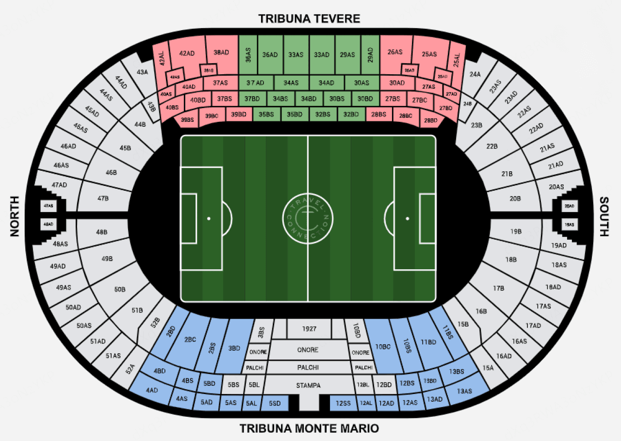 Italian Serie A Football - Lazio Roma FC Match Ticket at Stadio Olimpico Rome - تصویر 3