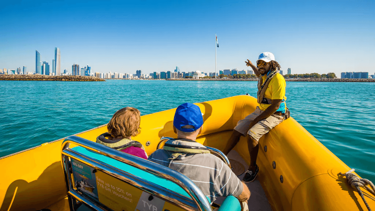 The Yellow Boats Abu Dhabi Speedboat Tour - تصویر 9