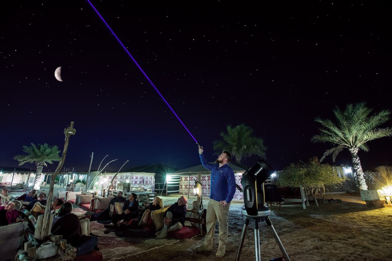 Dubai Private Night Safari Tour with Astronomy Session - تصویر 4