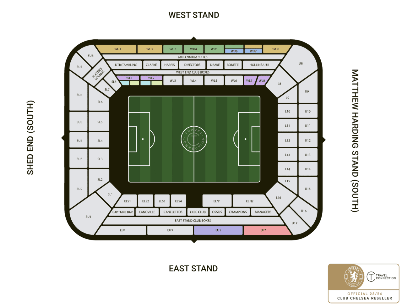 Premier League Football - Chelsea FC Match Ticket at Stamford Bridge Stadium - تصویر 5