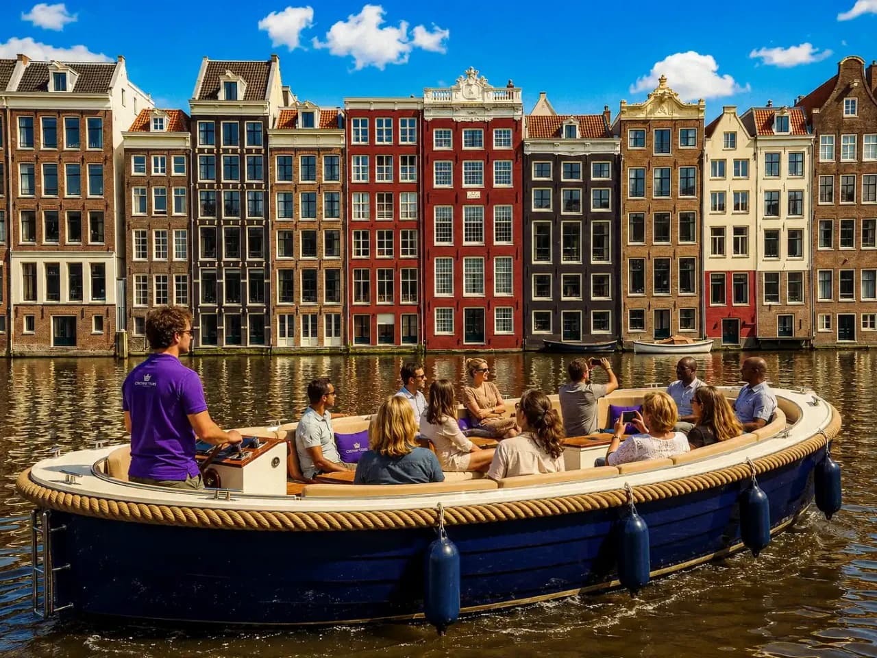 Amsterdam Open Boat Morning Cruise - تصویر 2