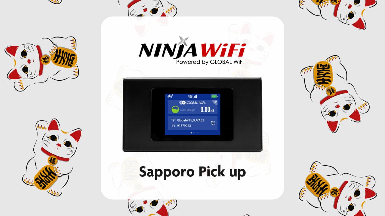 Sapporo, Japan 4G Pocket WiFi Rental - تصویر اصلی