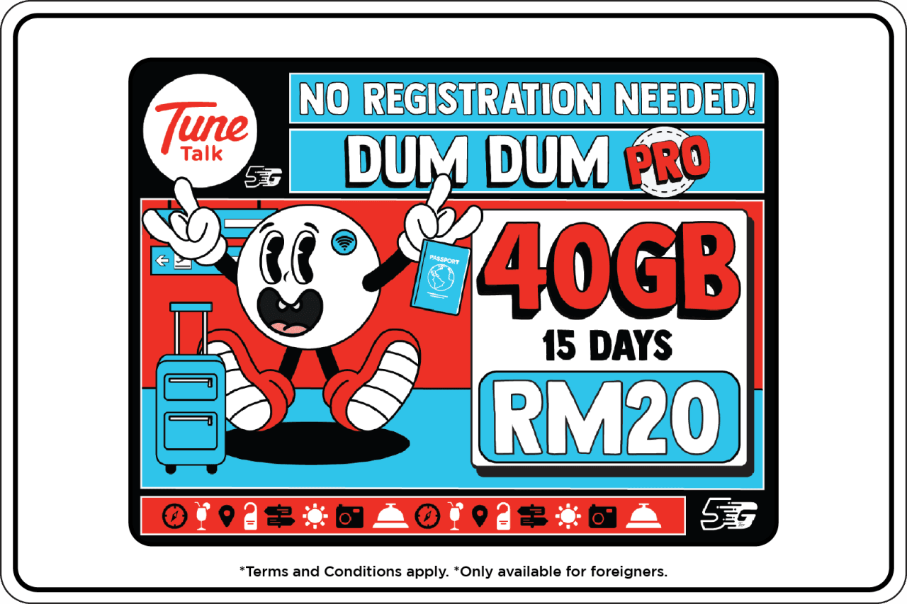 Malaysia 5G SIM Card (Kuala Lumpur International Airport Terminal 1 Pickup) - تصویر 6