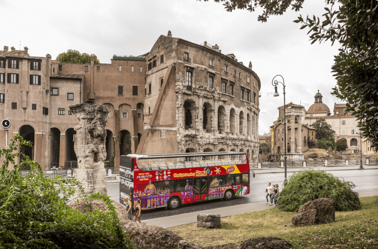 Colosseum Ticket and  Rome Hop-on Hop-off Bus Tour - City Sightseeing - تصویر اصلی