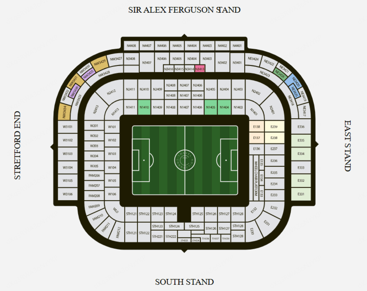 Premier League Football - Manchester United FC Match Ticket at Old Trafford Stadium - تصویر 4