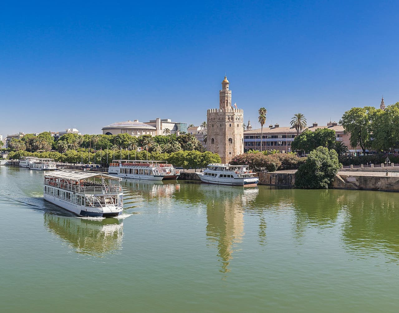 Seville: Sightseeing Cruise from Torre Del Oro - تصویر اصلی