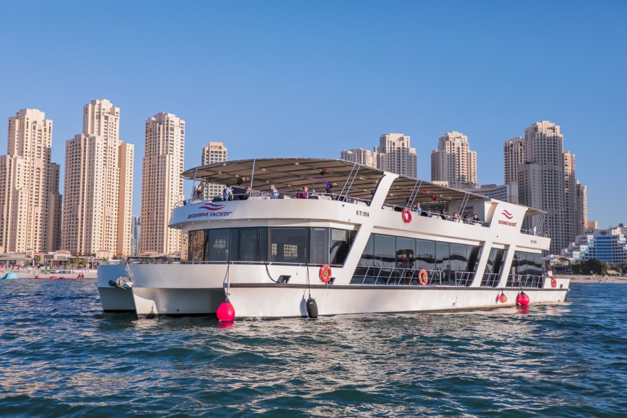 Dubai Marina Sunset or Dinner Cruise with Live Music - تصویر 5
