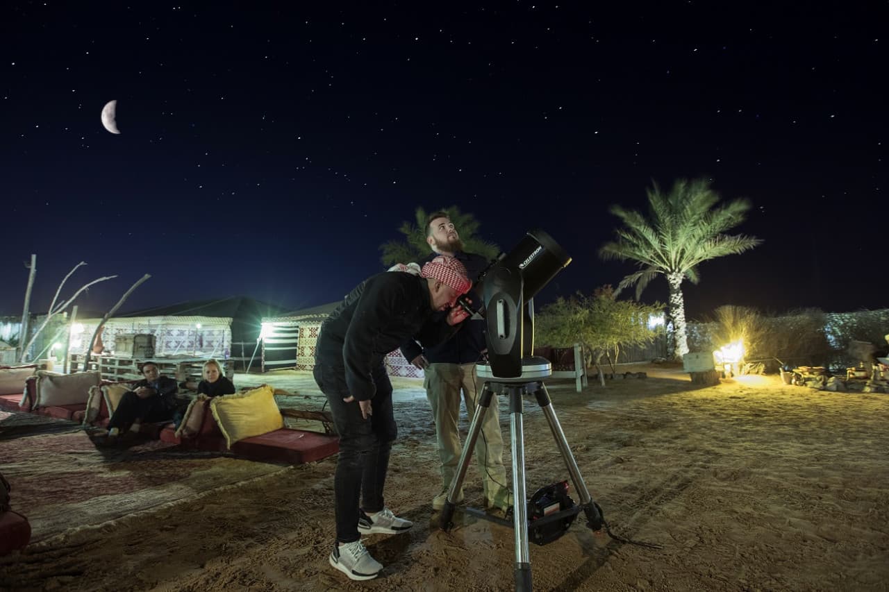 Dubai Private Night Safari Tour with Astronomy Session - تصویر 2