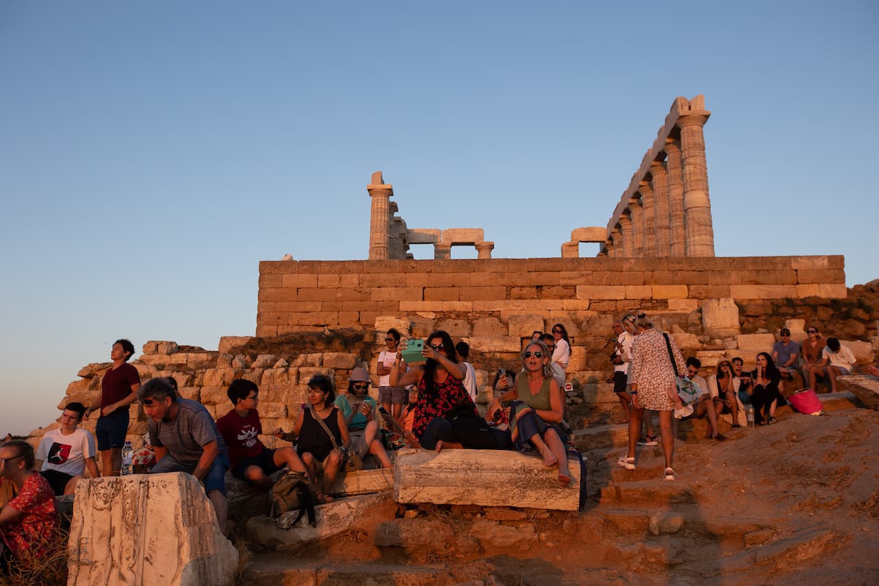 Temple of Poseidon in Cape Sounion Sunset Tour from Athens - تصویر 5