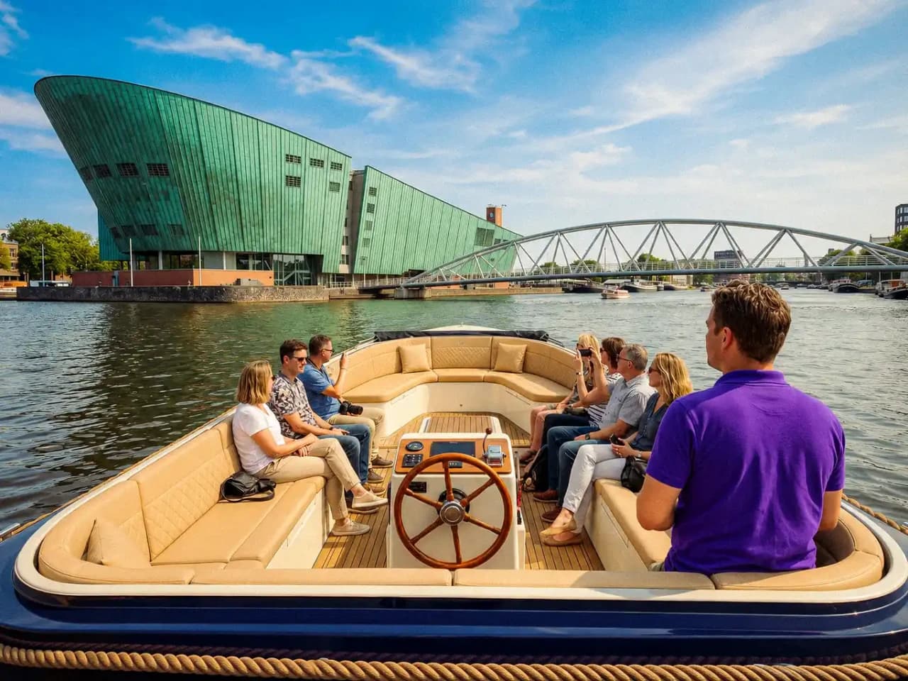 Amsterdam Open Boat Morning Cruise - تصویر اصلی