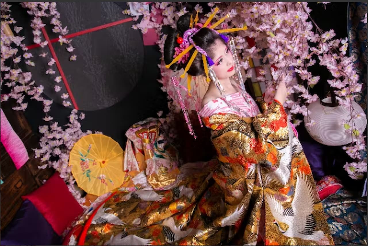Oiran Experience with Photoshoot at Studio Arare - تصویر 3