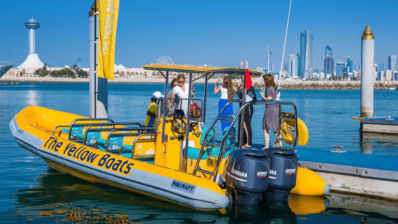 The Yellow Boats Abu Dhabi Speedboat Tour - تصویر 12