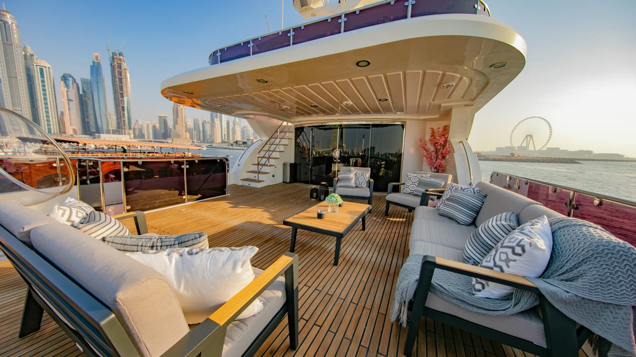 Dubai Marina Luxury Super Yacht Cruise - تصویر 3