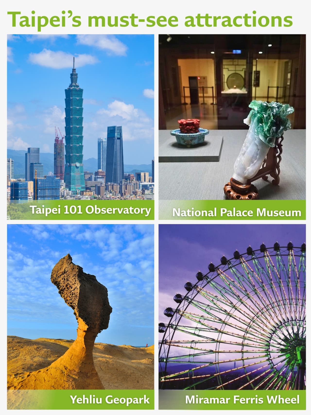 Taipei FunPASS｜Taipei 101, Maokong Gondola, Taipei Zoo + with unlimited public transport rides - تصویر 5