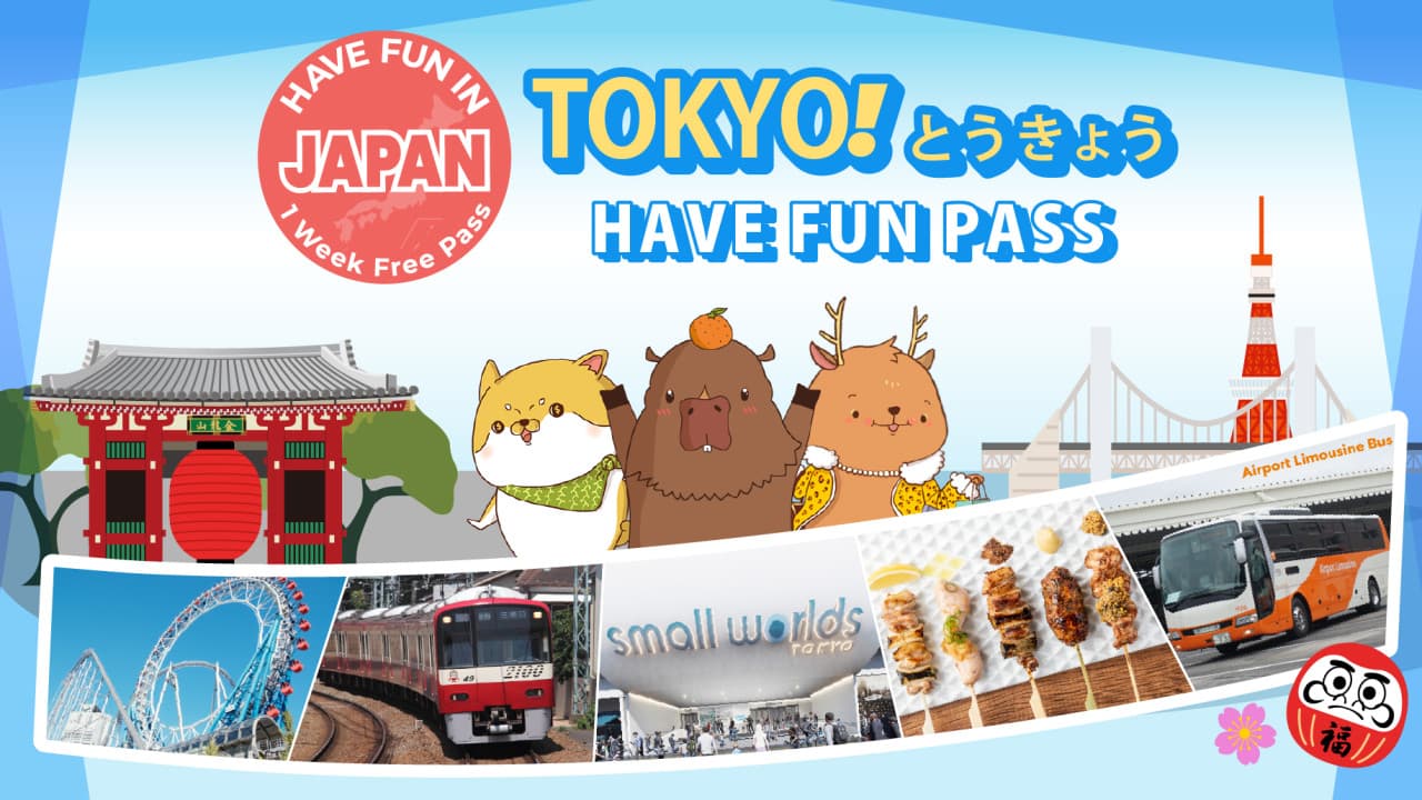 Have Fun in Tokyo Pass - 1 Week Free Pass - تصویر اصلی