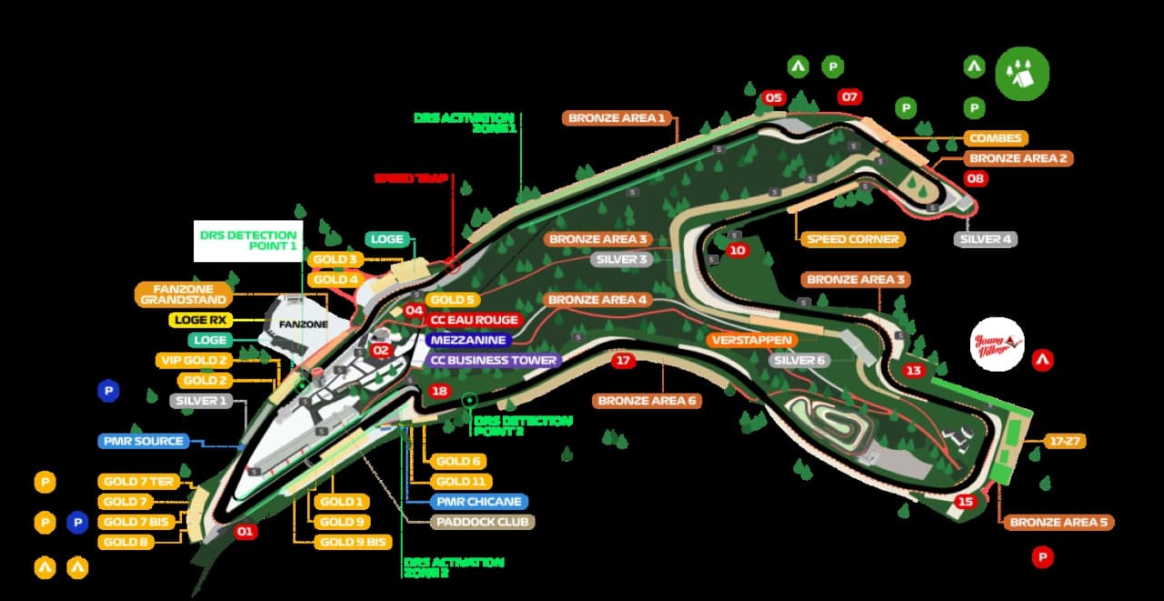 Formula 1 Belgian Grand Prix 2026 (17 - 19 July) - تصویر 4