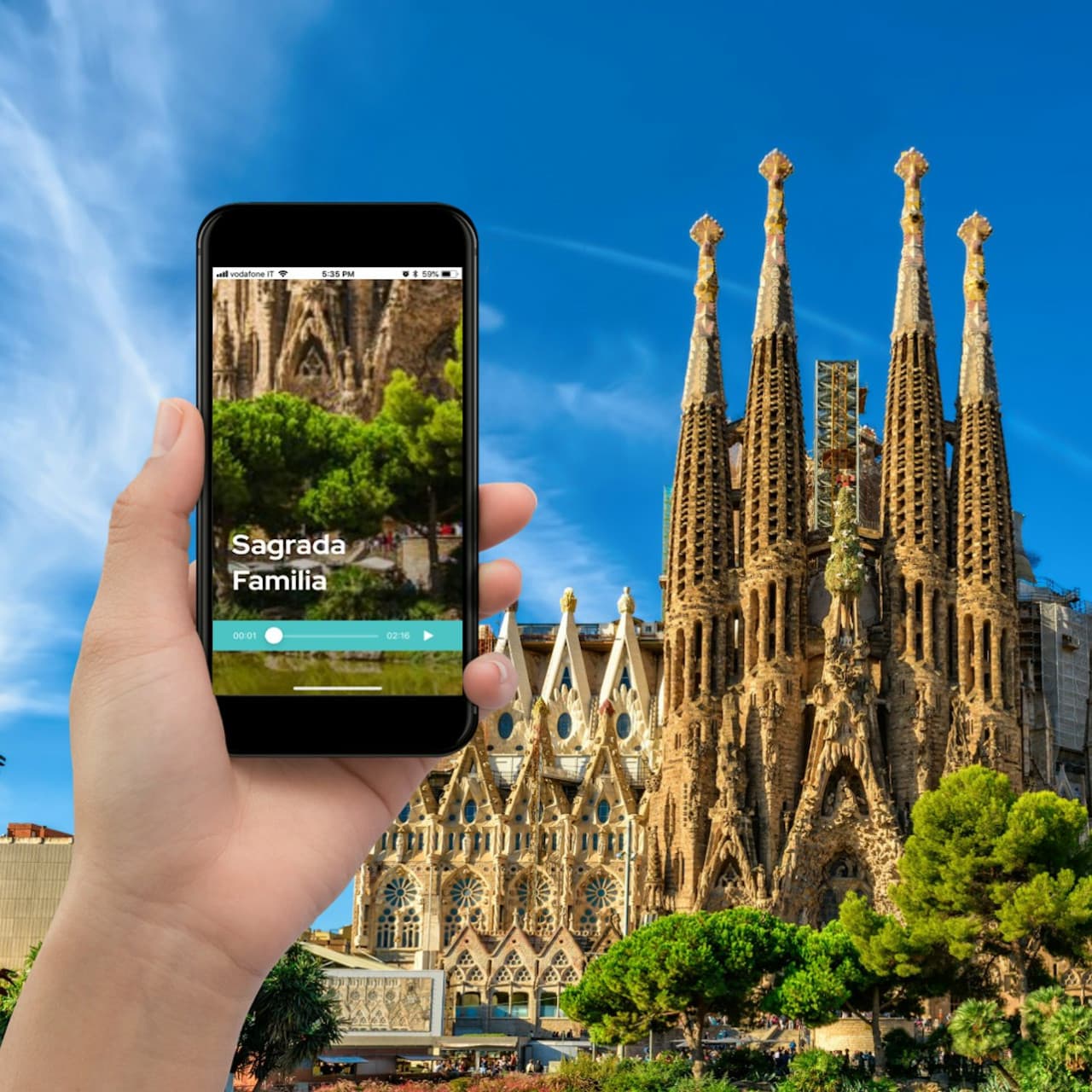 Barcelona Audio Guide App - تصویر اصلی