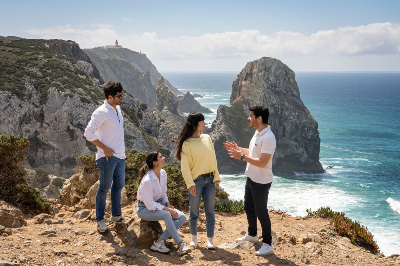 Sintra Half-Day Tour from Lisbon: Hiking at Cabo da Roca and Praia da Adraga - تصویر اصلی