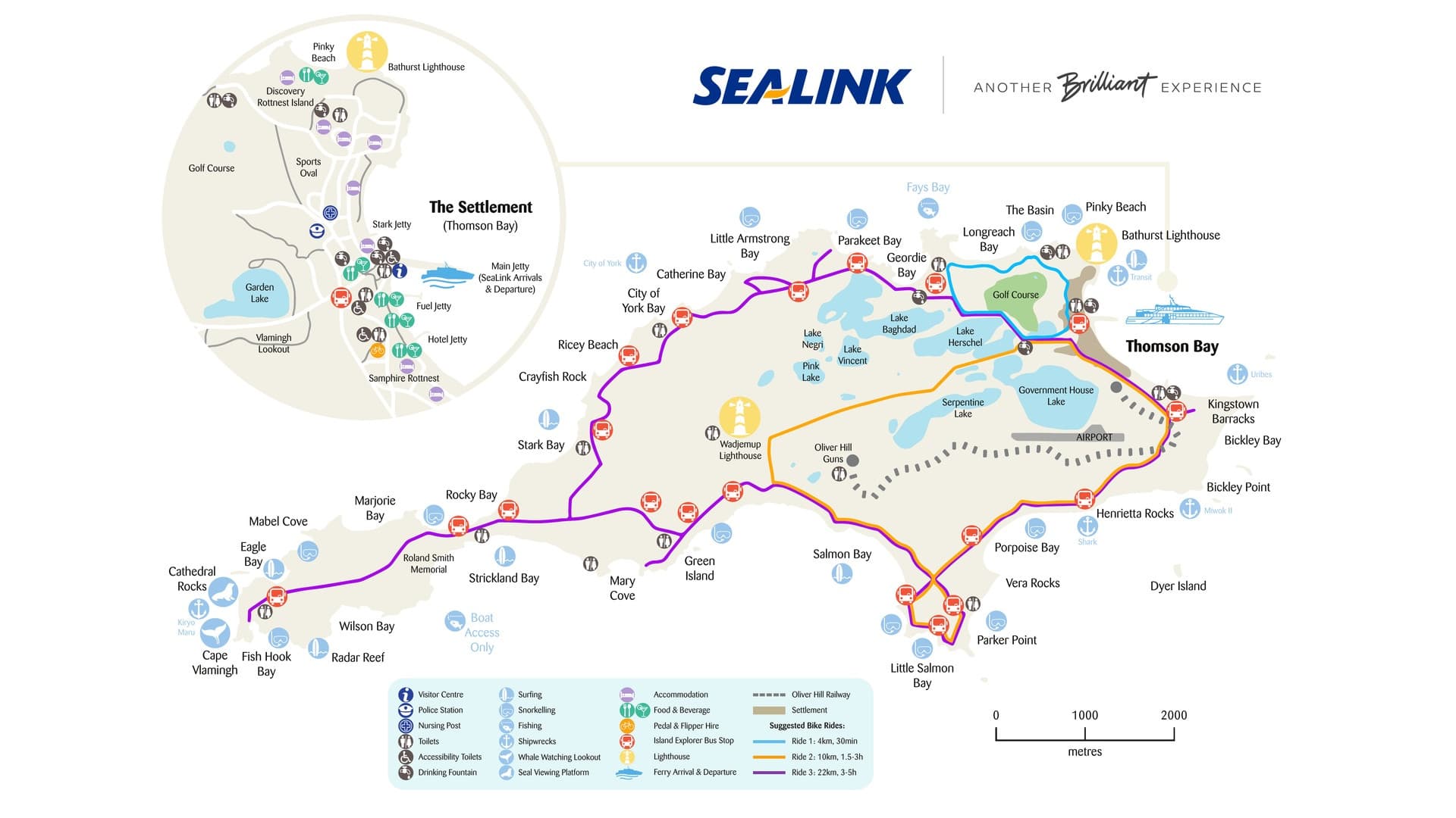 Rottnest Island Bayseeker Bus Tour with Round Trip SeaLink Ferry Transfer - تصویر 3