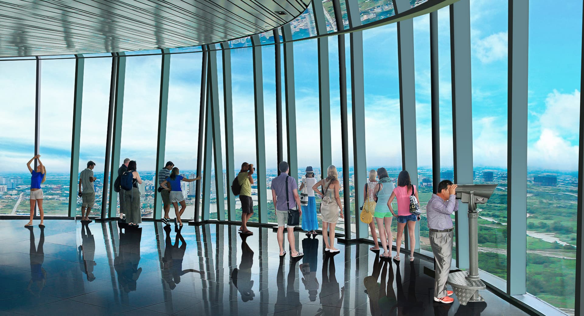 Saigon Skydeck at Bitexco Financial Tower - تصویر 2