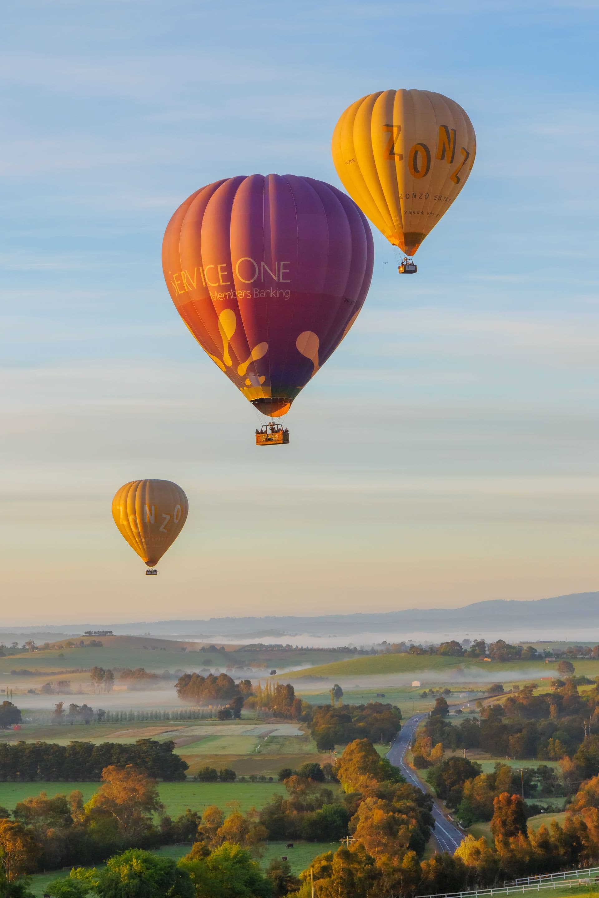 Sunrise Hot Air Balloon Flight over Yarra Valley with Photos - تصویر 9