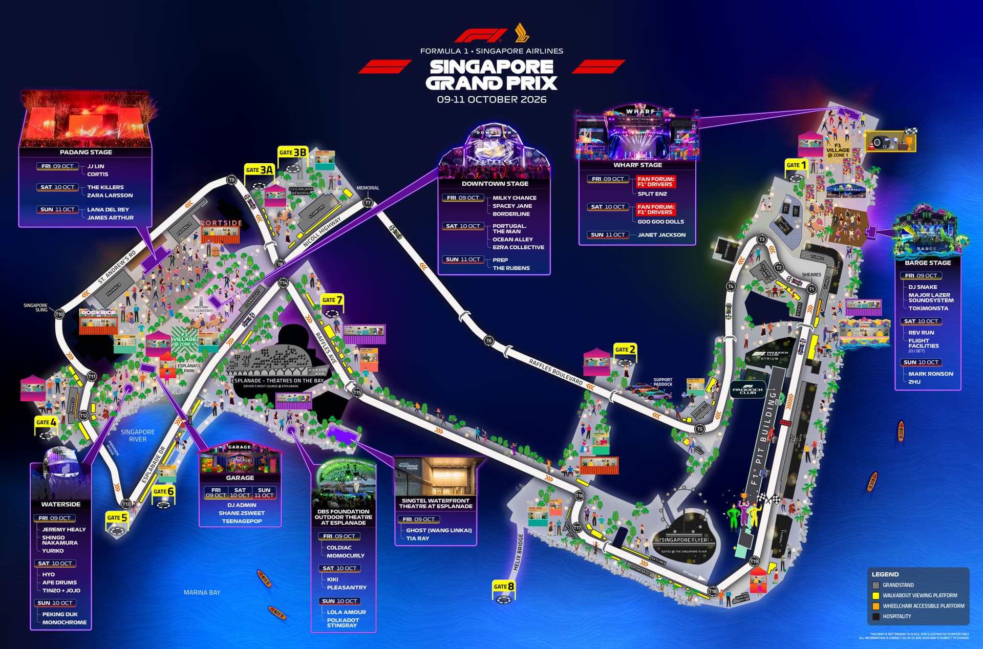 Formula 1 Singapore Airlines Singapore Grand Prix 2026 (9 - 11 October) - تصویر 40
