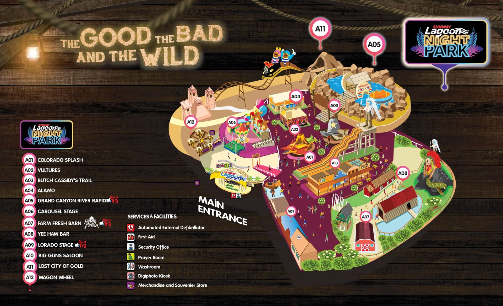 Sunway Lagoon Theme Park Ticket - تصویر 41