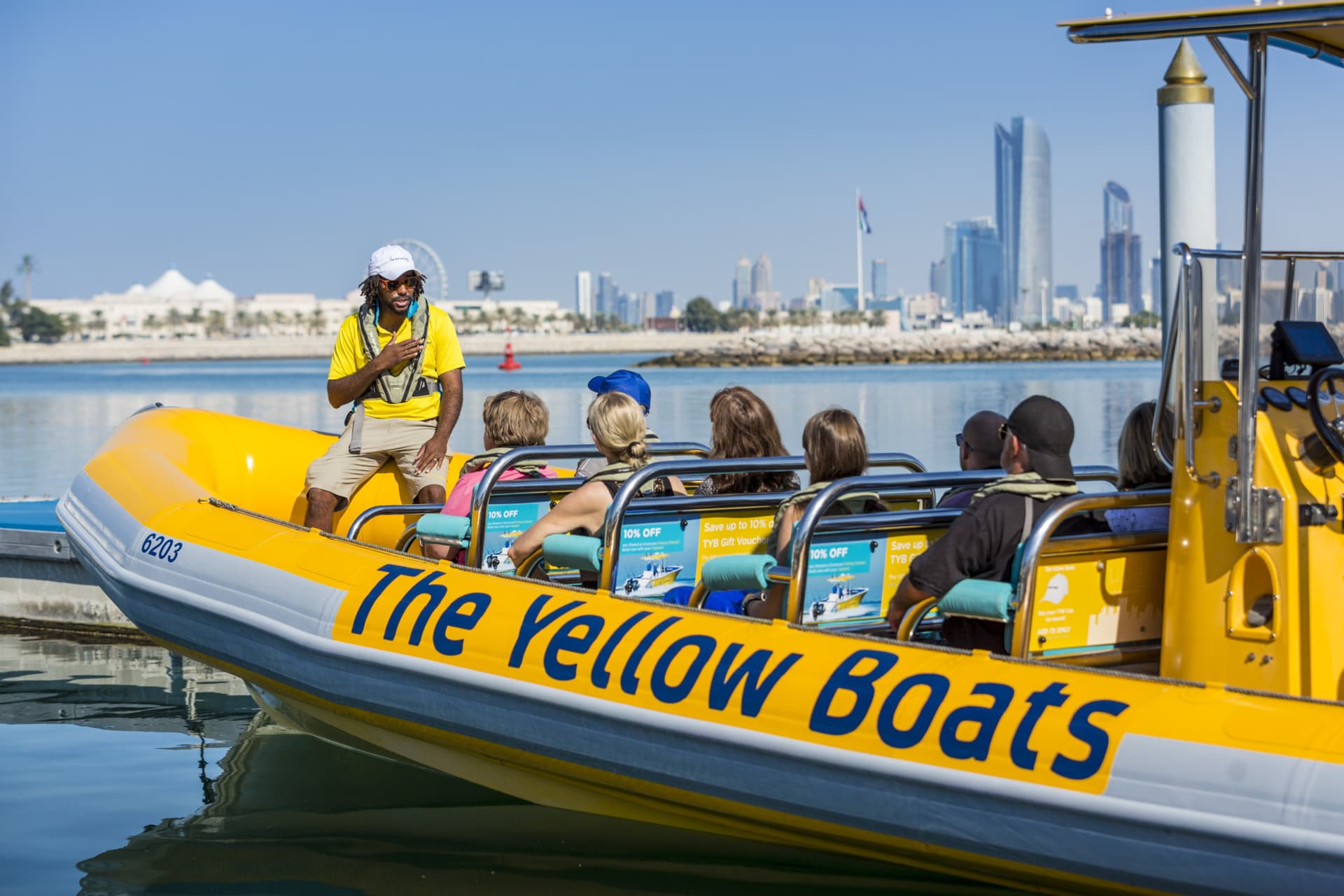 The Yellow Boats Abu Dhabi Speedboat Tour - تصویر 10