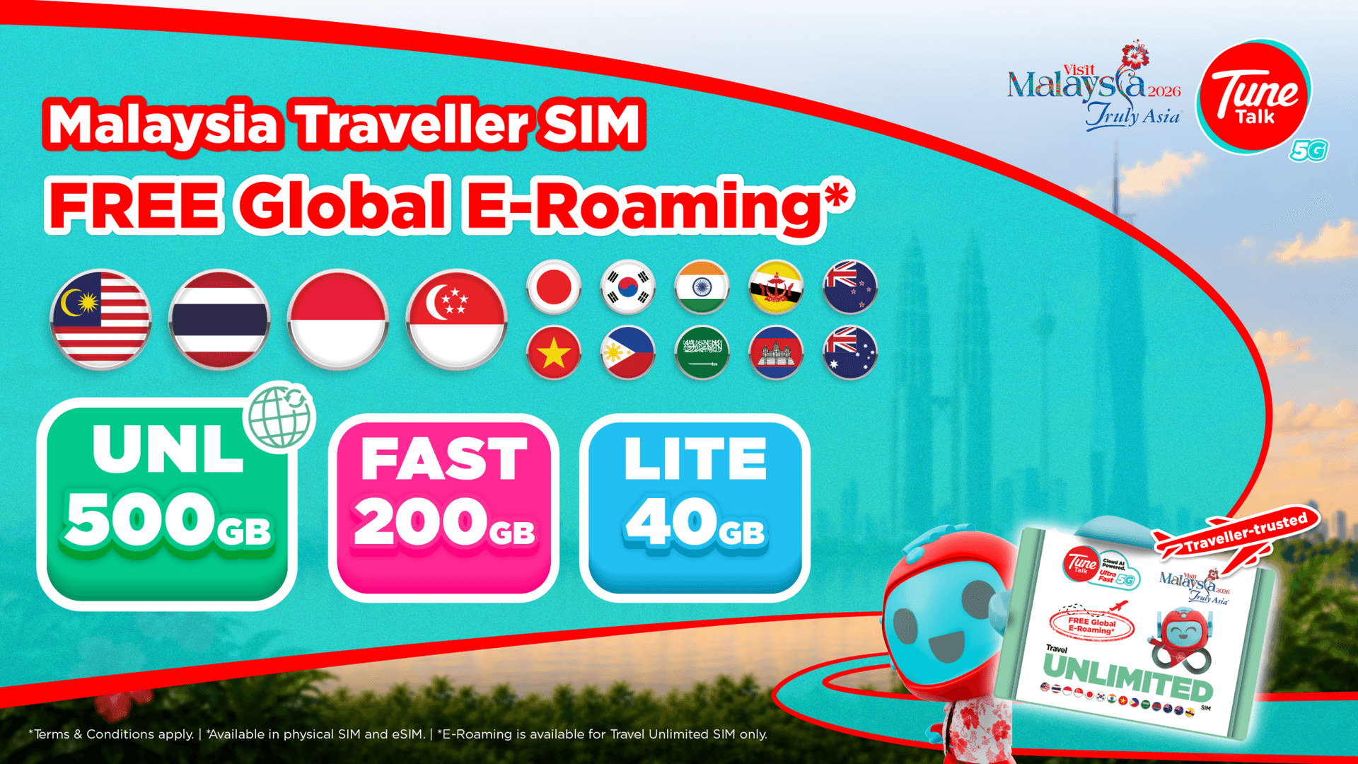 Malaysia Tune Talk 5G eSIM - تصویر اصلی