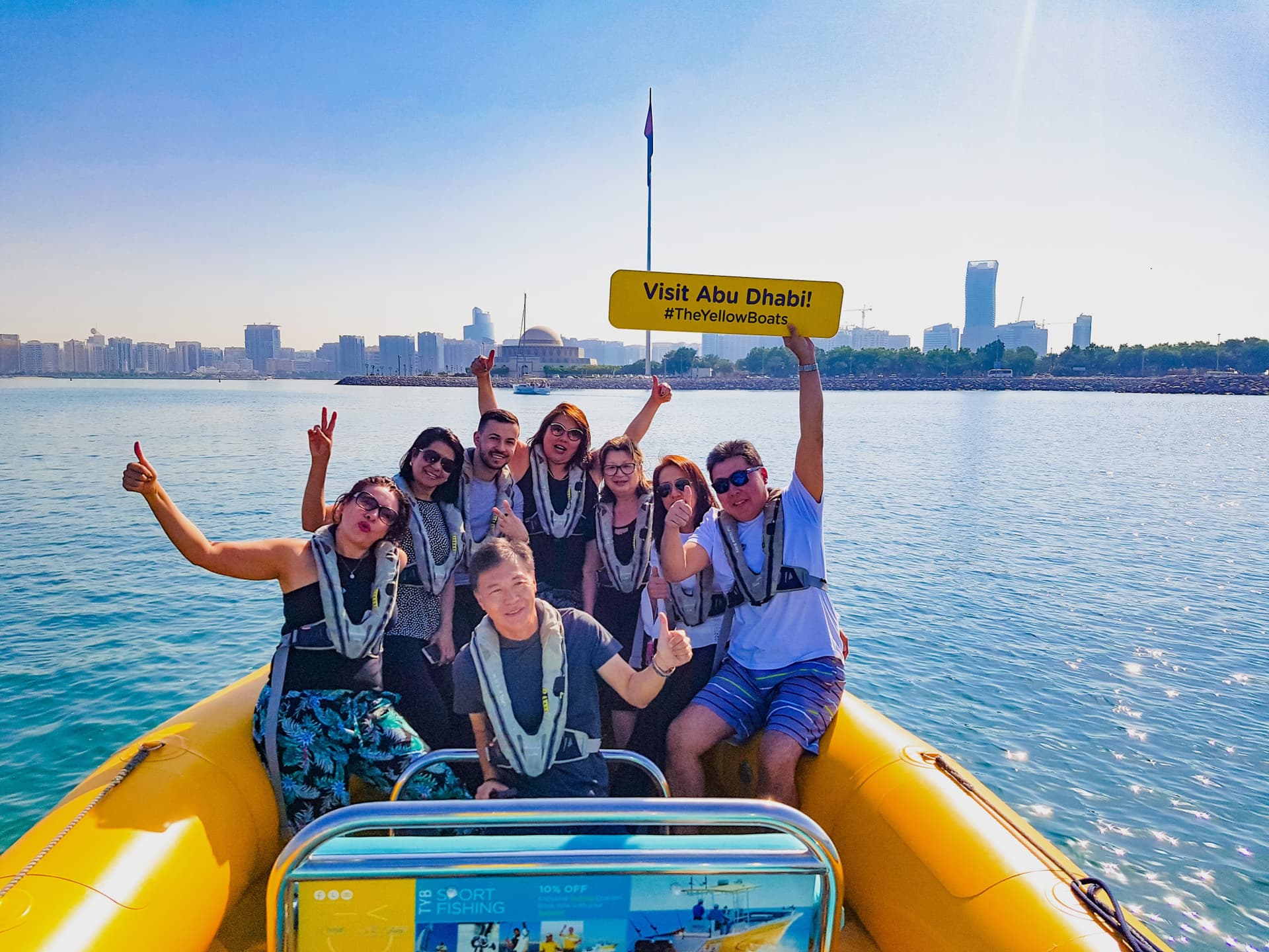 The Yellow Boats Abu Dhabi Speedboat Tour - تصویر 8