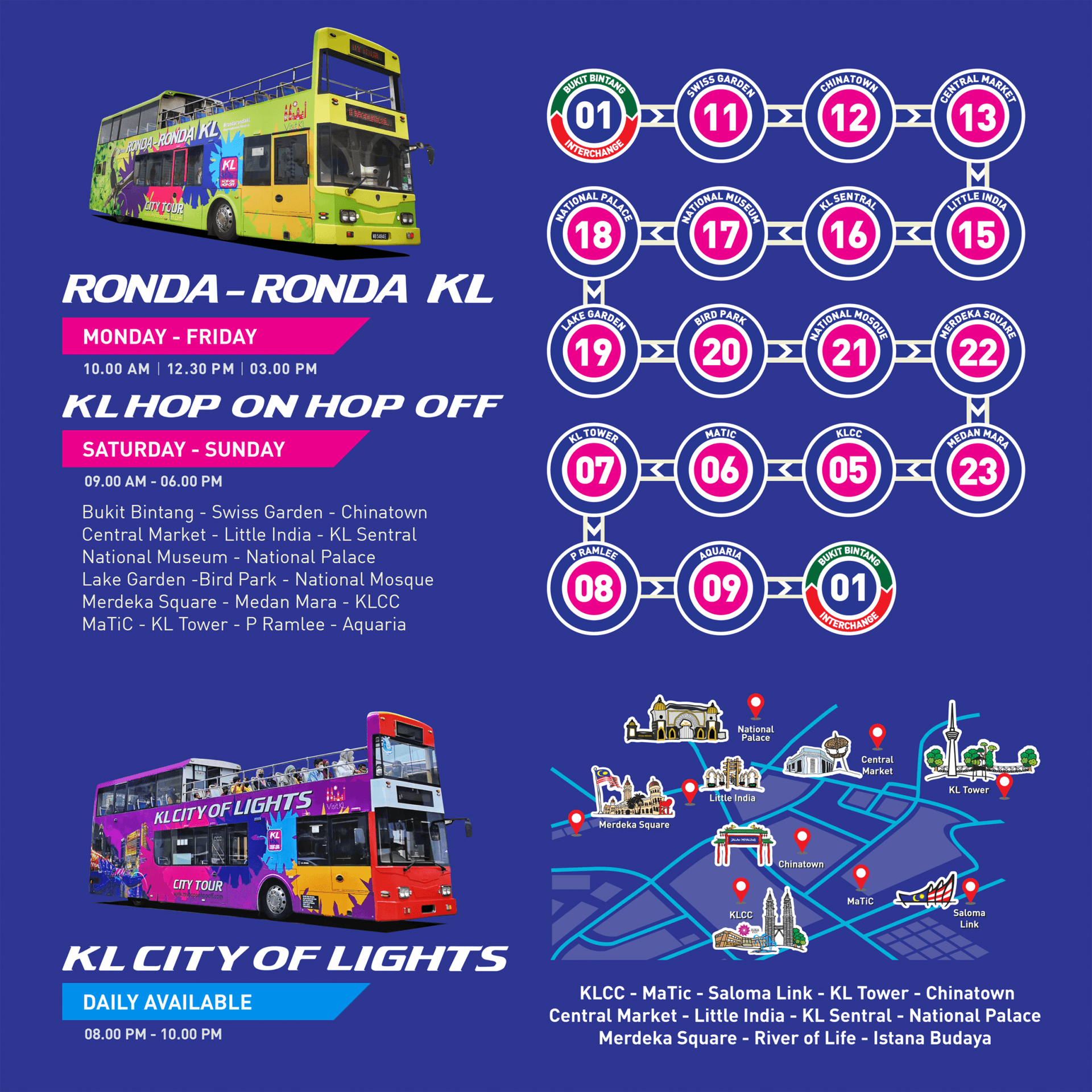 Kuala Lumpur Hop-on Hop-off Sightseeing Bus - تصویر 6