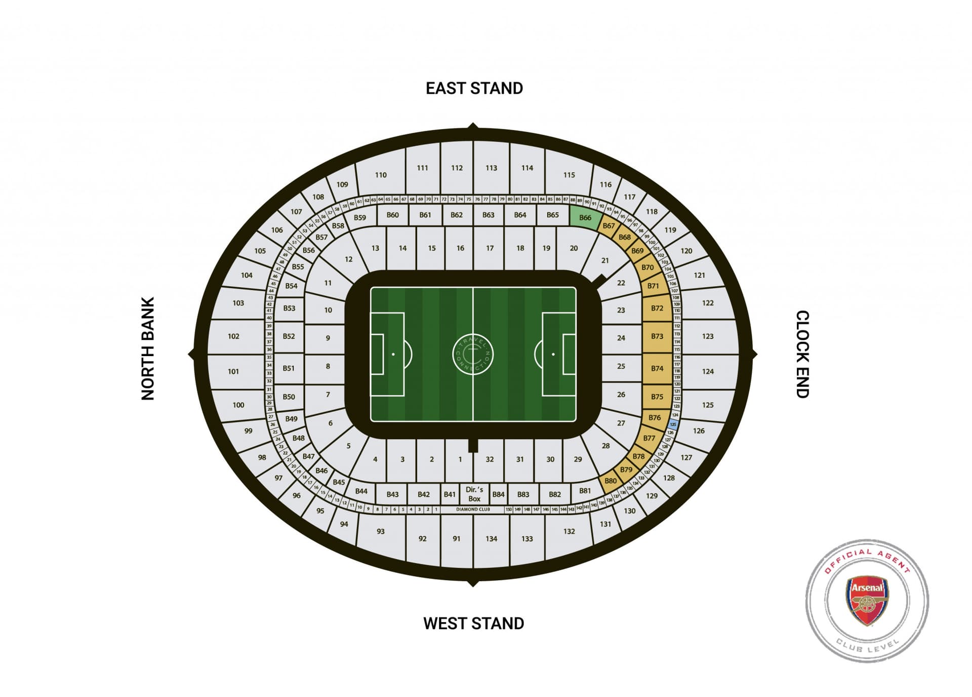 Premier League Football - Arsenal FC Match Ticket at Emirates Stadium - تصویر 6