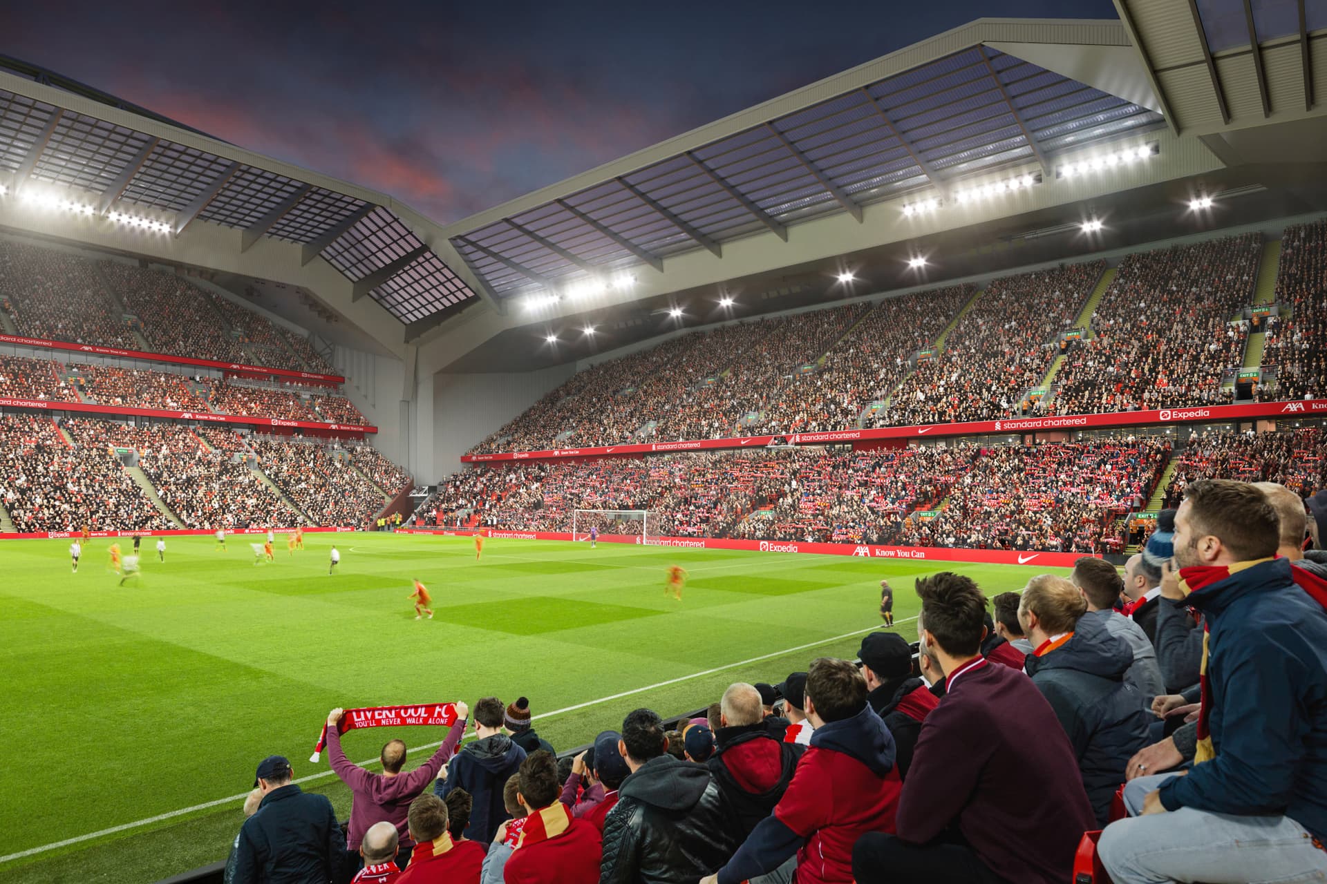 Premier League Football - Liverpool FC Match Ticket at Anfield Stadium - تصویر 2