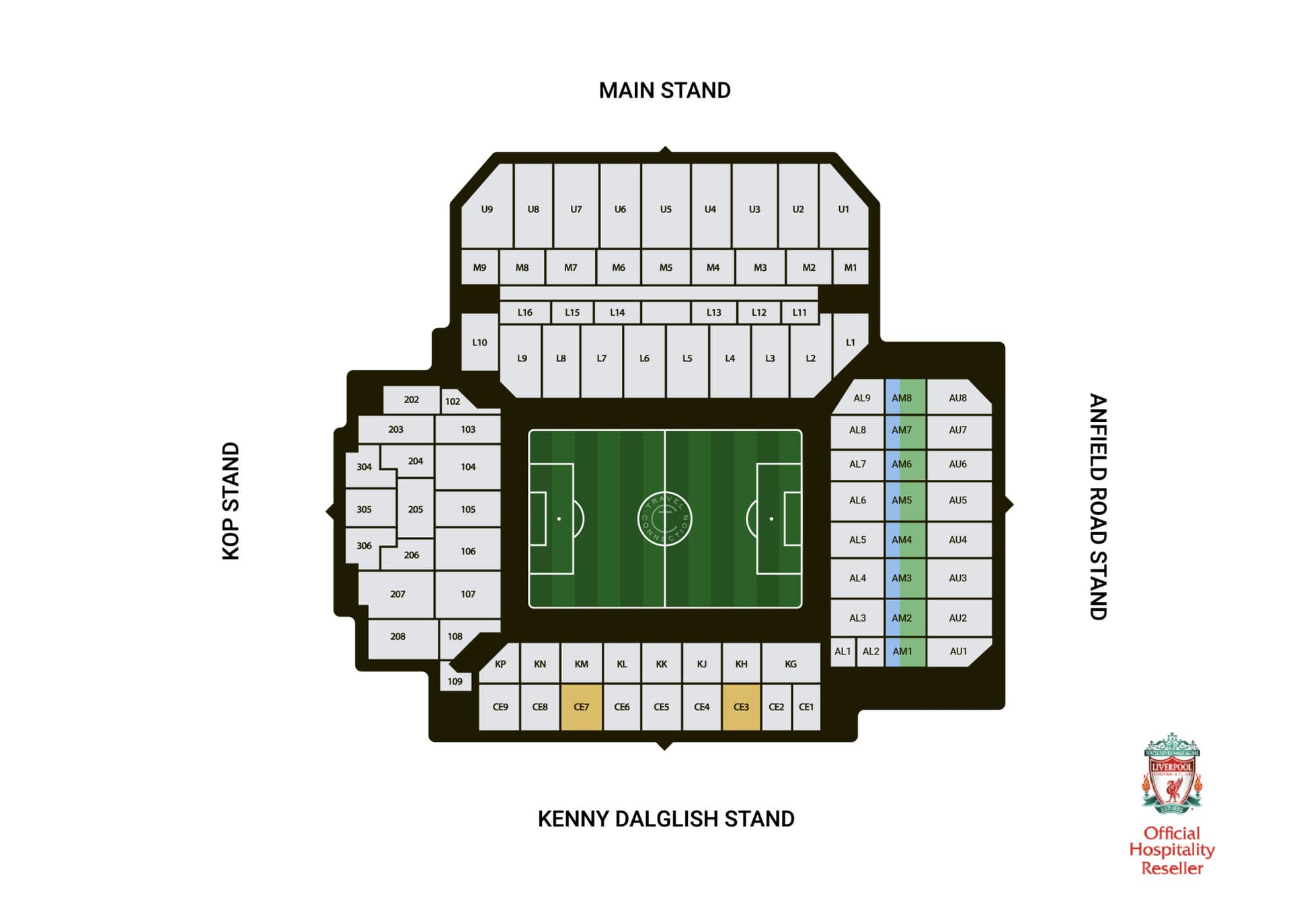 Premier League Football - Liverpool FC Match Ticket at Anfield Stadium - تصویر 4