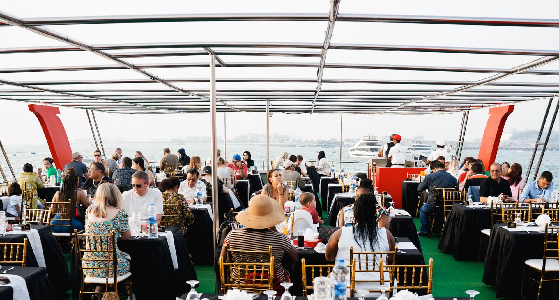 Dubai Marina Sunset or Dinner Cruise with Live Music - تصویر 8