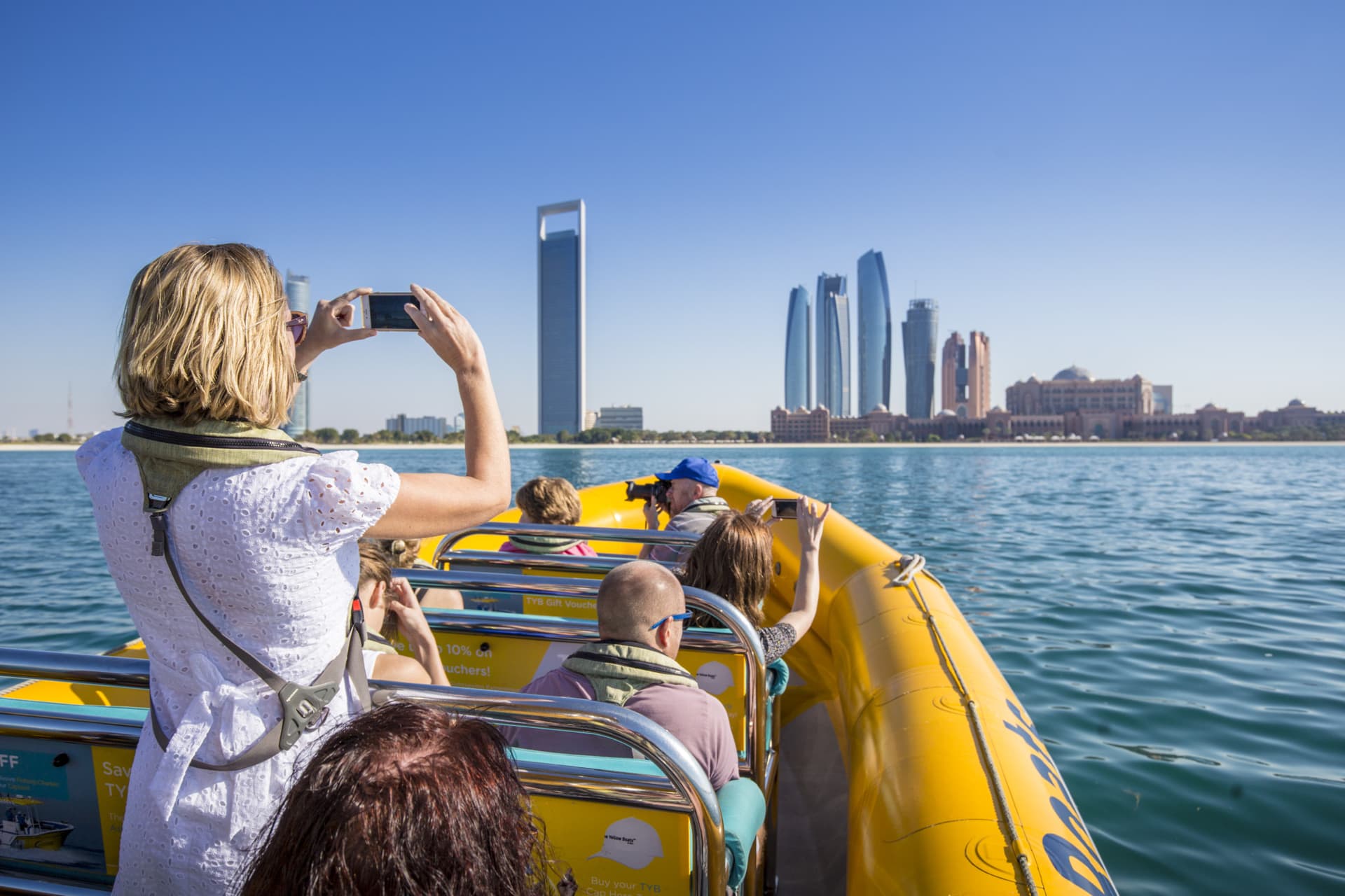 The Yellow Boats Abu Dhabi Speedboat Tour - تصویر 7