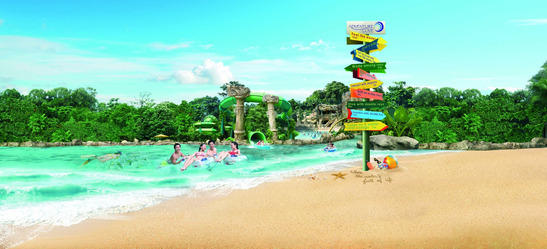 Adventure Cove Waterpark Ticket - تصویر 9