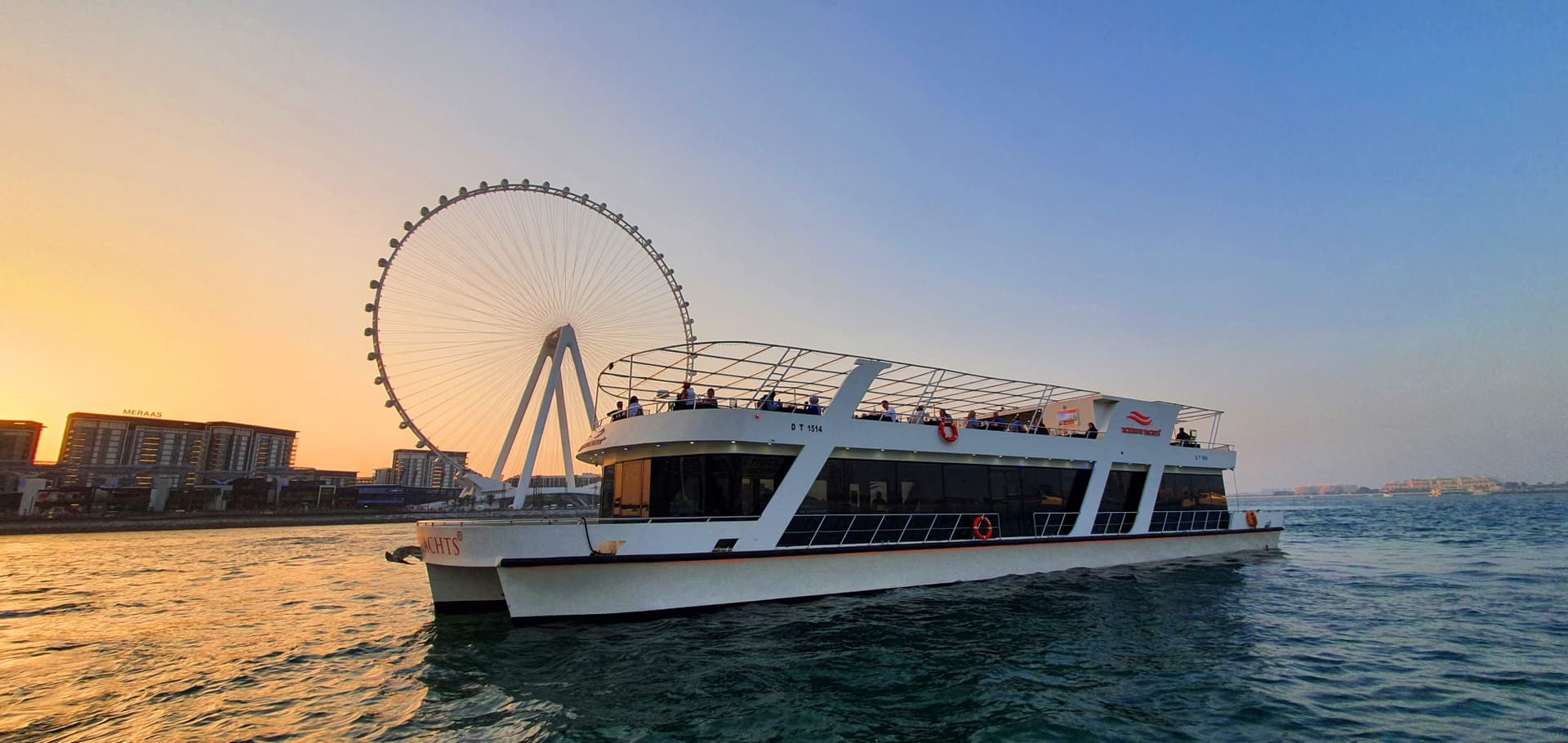 Dubai Marina Sunset or Dinner Cruise with Live Music - تصویر 3